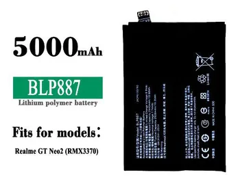 5000Mah BLP887 Tésztát Realme GT Neo2 BLP887 akkumulátor