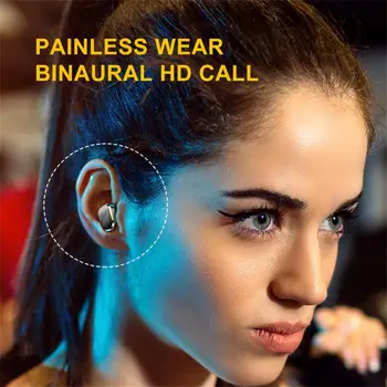 A zajcsökkentés Mini Fülhallgató Led Digitális Kijelző, bluetooth-kompatibilis Fülhallgatót Tws Fejhallgató Sport Fülhallgató Nincs Késleltetés