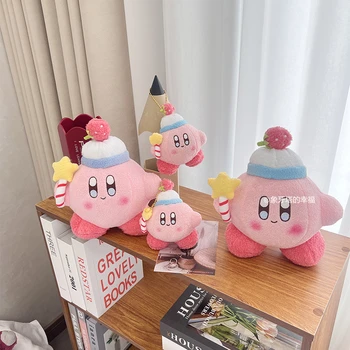 Aranyos Kirby Plüss Játék Puha Édi Plüss Anime Kirby Baba Ölelés Plushies Táska Medál, Kulcstartó Xmas Ajándékok Lány Gyermek