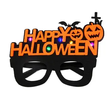 Halloween Party Szemüveg Félelmetes Halloween Világító Szemüveg Szórakoztató Led Party Dekoráció, a Gyerekek, Felnőttek Ünnepi Sokoldalú Kísérteties Aranyos